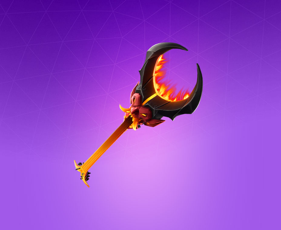 Burning Axe Harvesting Tool