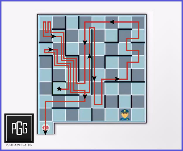 A 8x8 maximum security prison layout image in BitLife