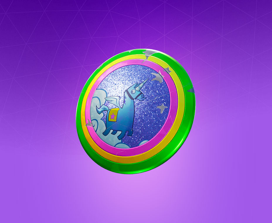 Llamacorn Shield Back Bling