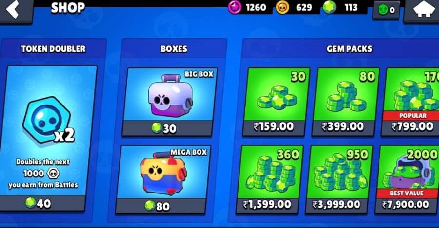 Token Doubler offer in Brawl Stars