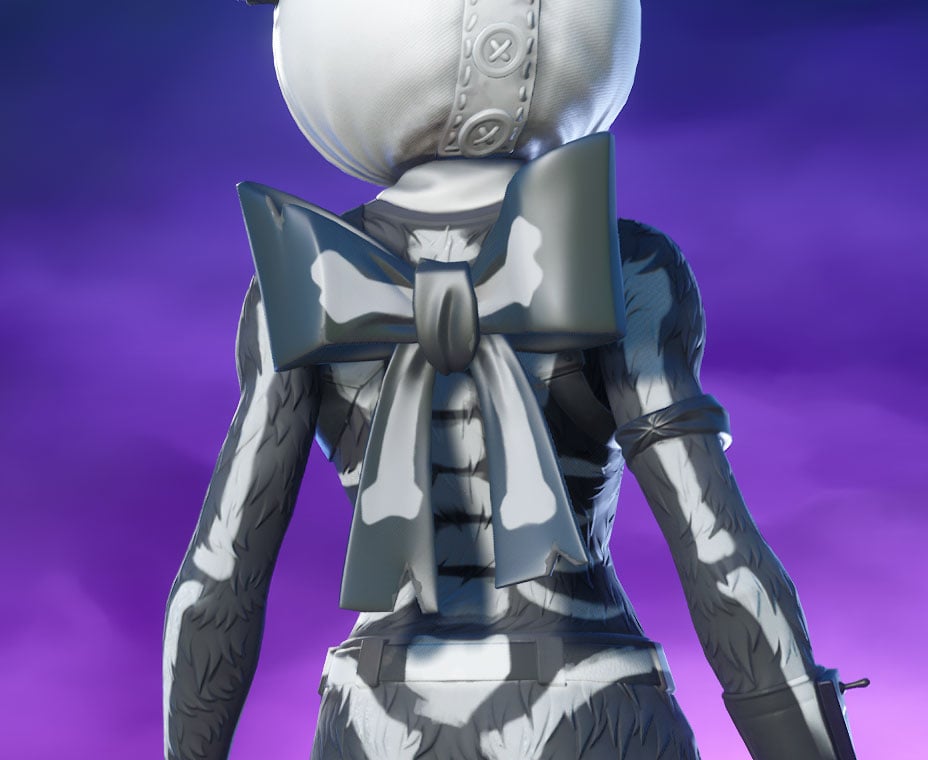 Cuddly Bones Back Bling