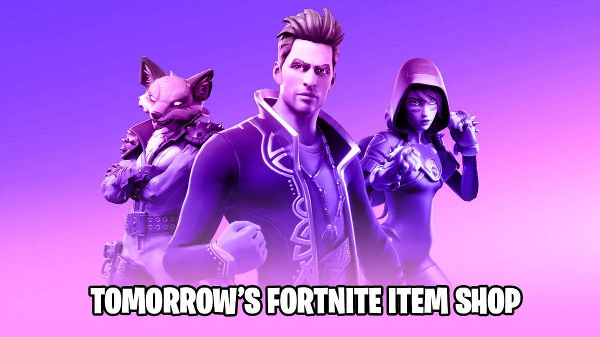 Tomorrow's Fortnite Item Shop