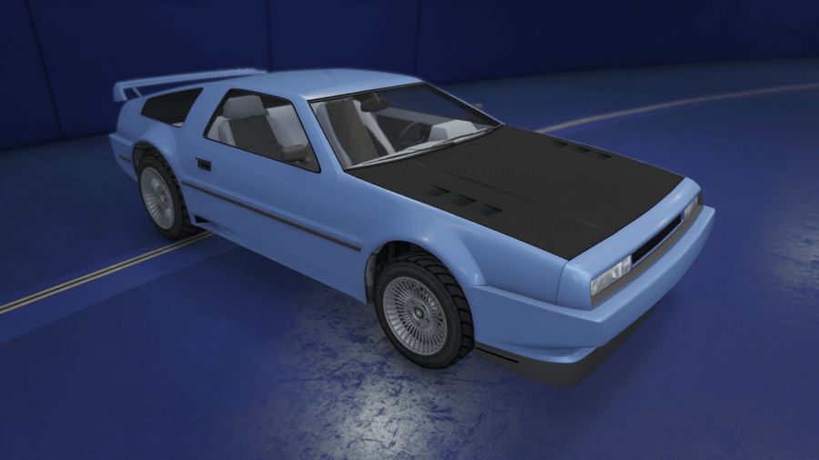 A customized Deluxo in GTA V.