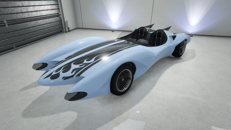 A customized Scramjet in GTA V.