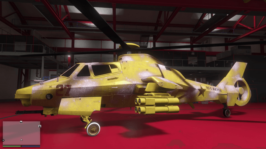 A customized Akula in GTA V.