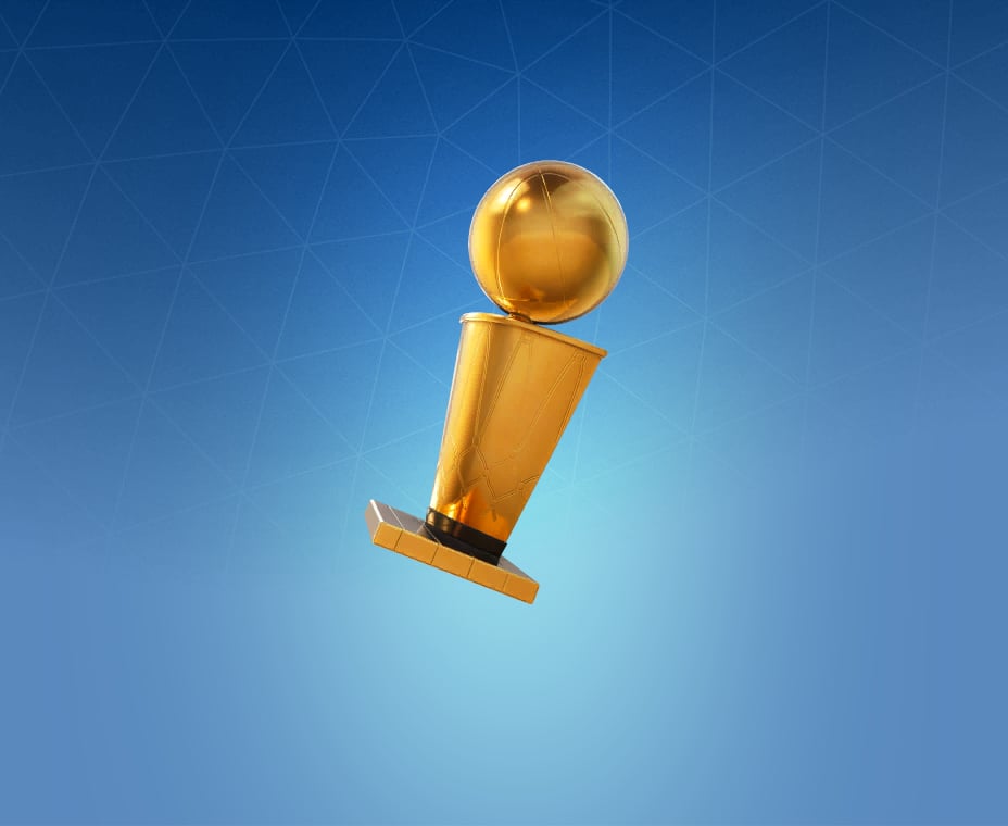 NBA Championship Trophy Back Bling