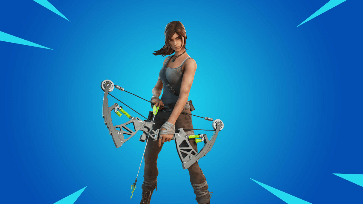 Lara Croft in Fortnite.