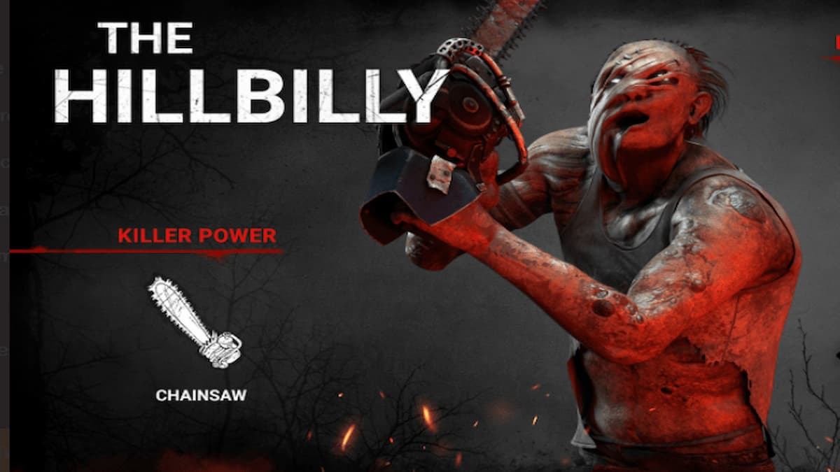 Screenshot of Dead by Daylight Hillbilly via official Dead by Daylight Mobile Twitter