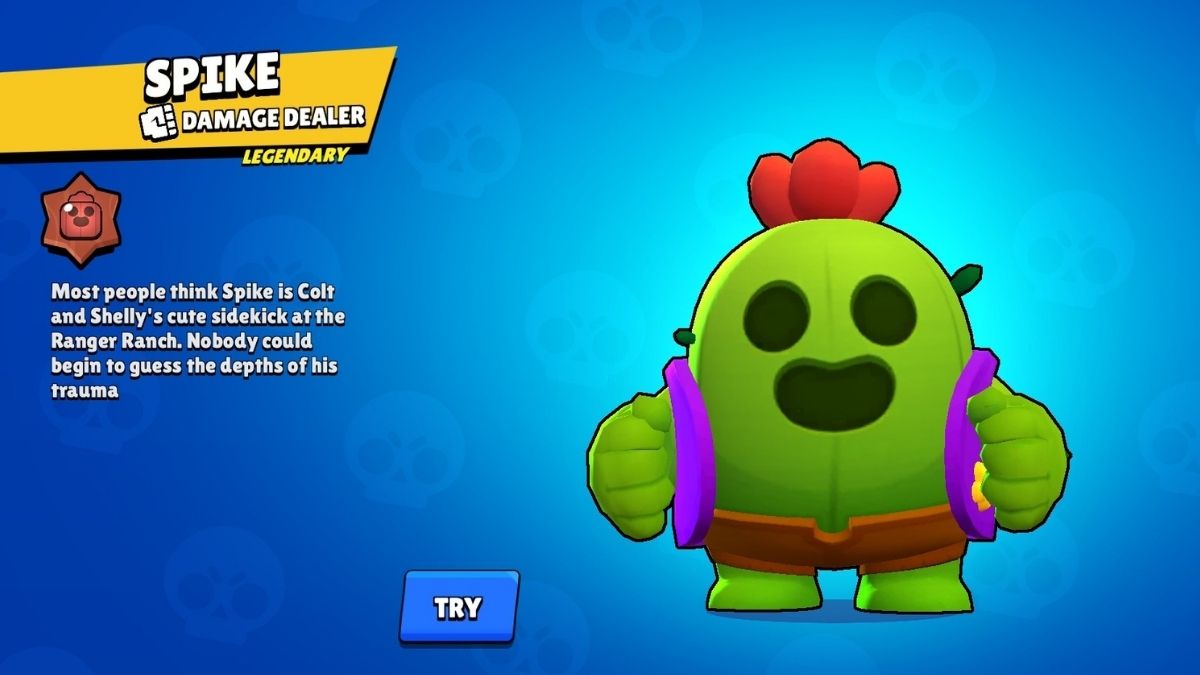 C tier Brawler Spike in Brawl Stars.