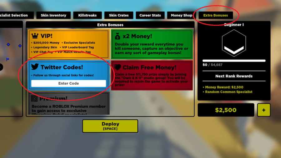 Paintball Wars Code