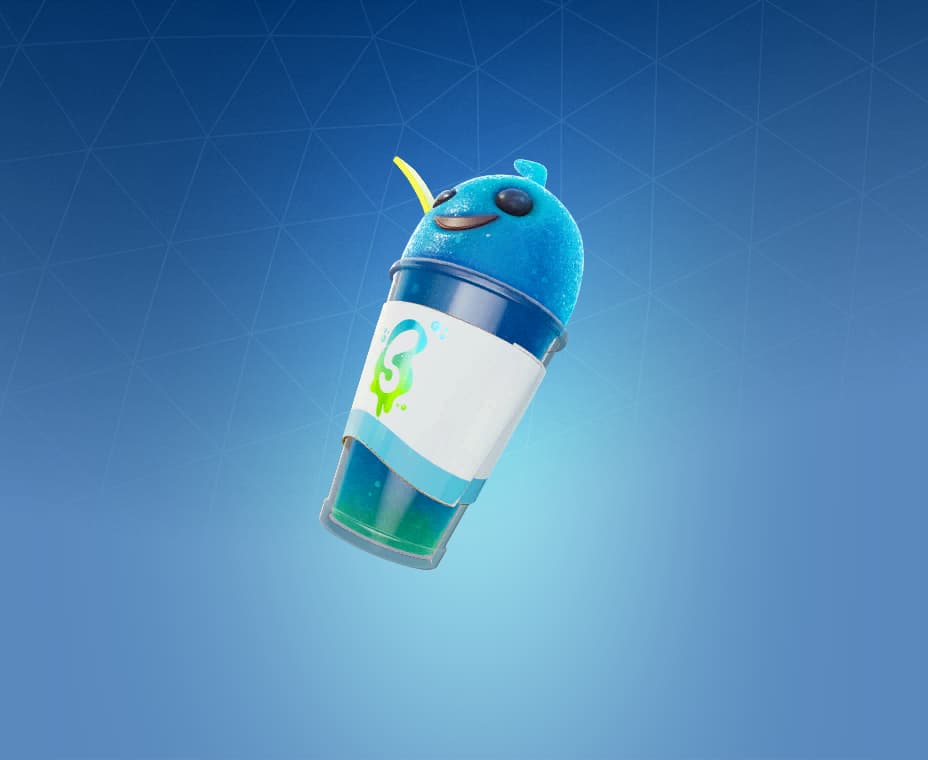 Ice-Blasted Snow Crunchem Back Bling