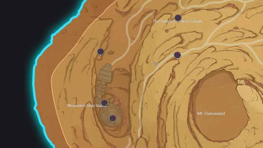 Sumeru Desert Time Trial Locations in Genshin Impact