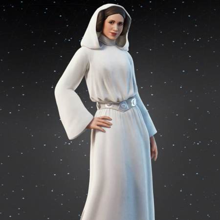 Fortnite x Star Wars princess Leia classic outfit