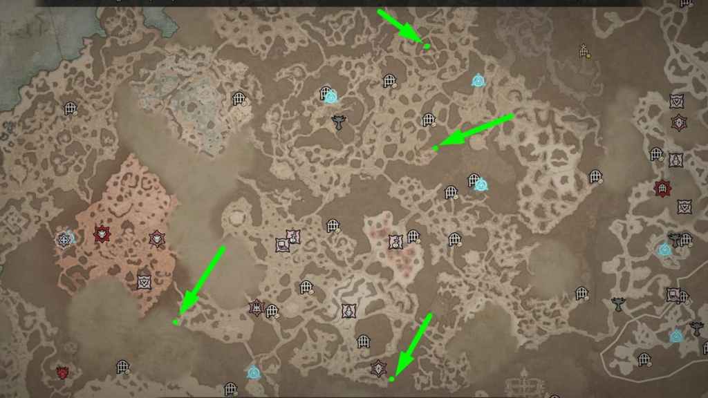 Helltide Mystery Chest map Diablo IV