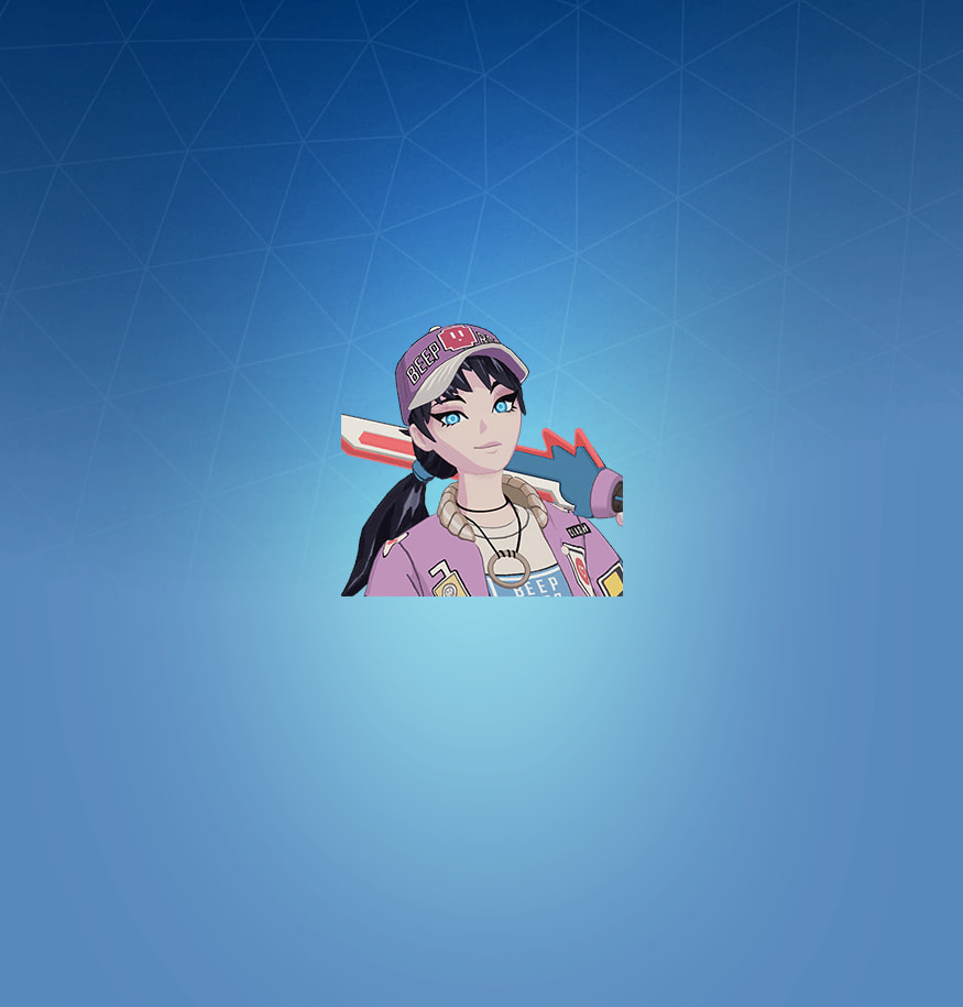 Retro Zoe Clash anime Fortnite skin