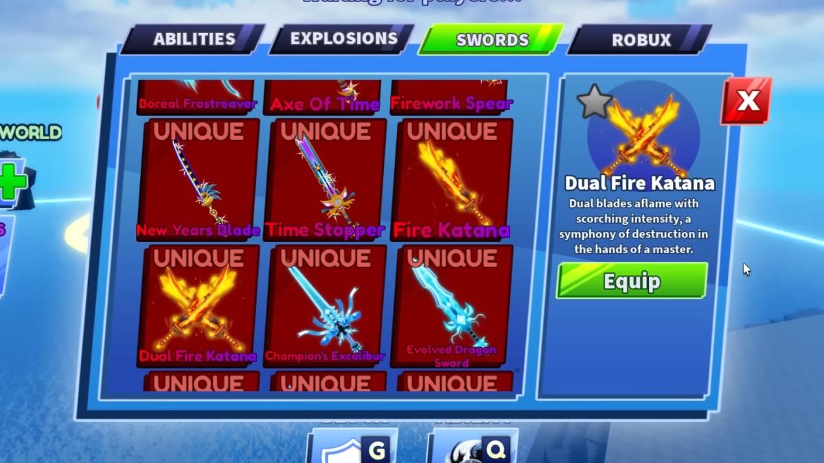 How to unlock Dual Fire Katana in Blade Ball