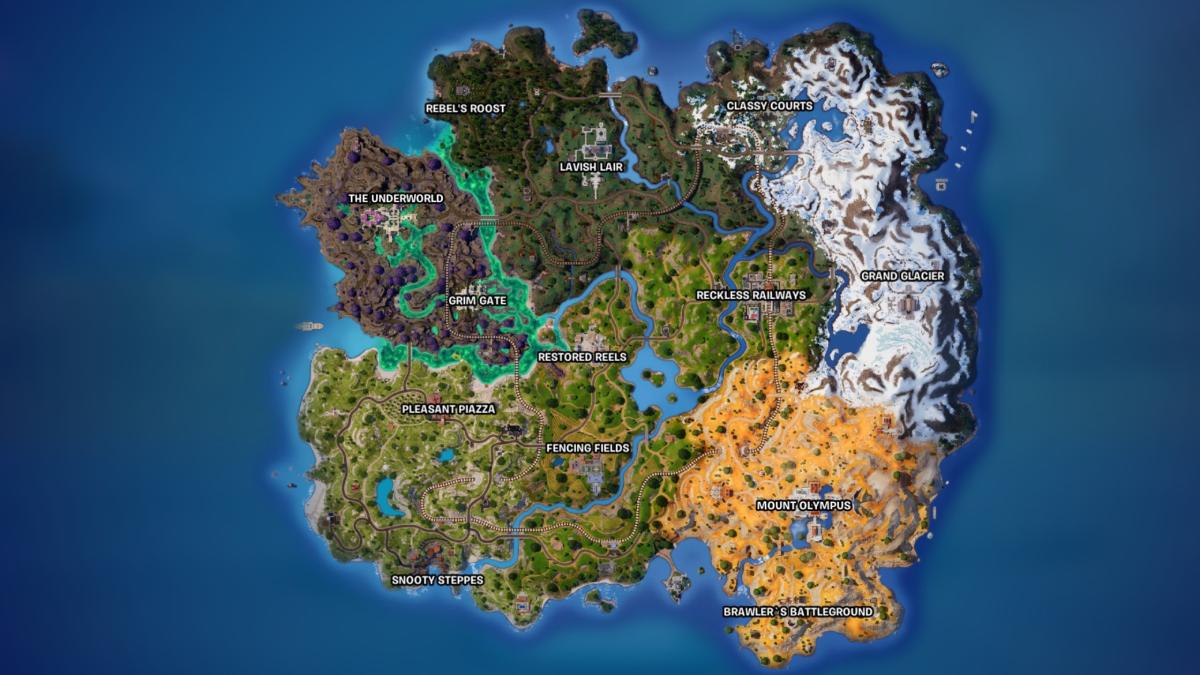 Locations Of All New POIs In Fortnite Chapter 5 Season 2 Map Pro   All New POIs In Fortnite Chapter 5 Season 2 1 1 