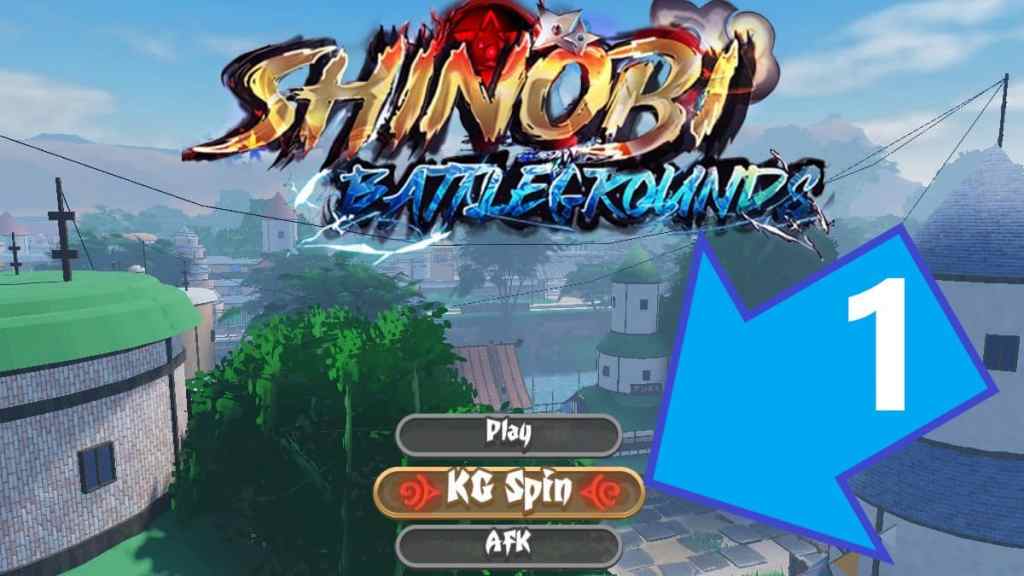 Shinobi Battlegrounds title screen