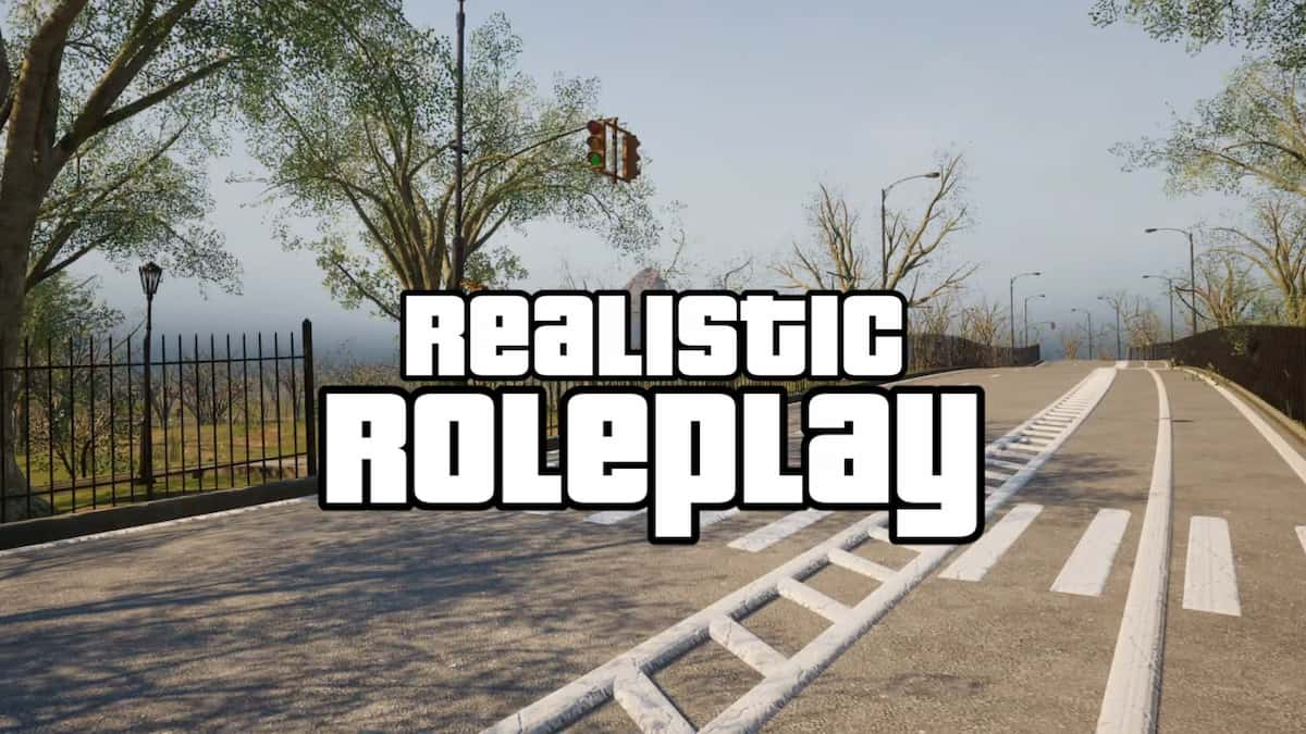 The Realistic Roleplay map in Fortnite