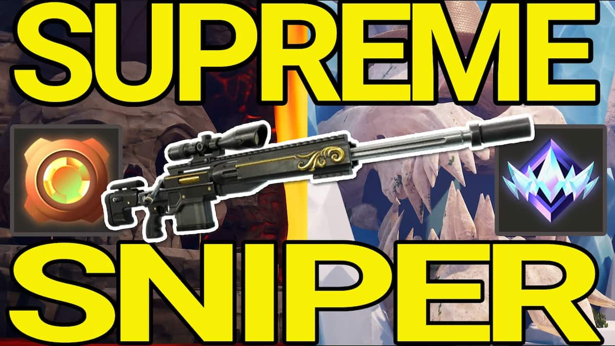 A Sniper Rifle in Forrtnite