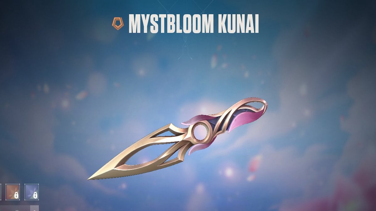 The Mystbloom Kunai in Valorant