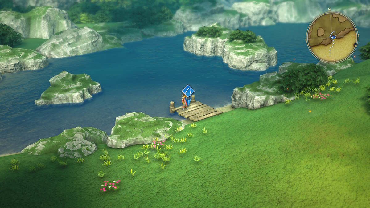 A fishing spot in Eiyuden Chronicle Hundred Heroes