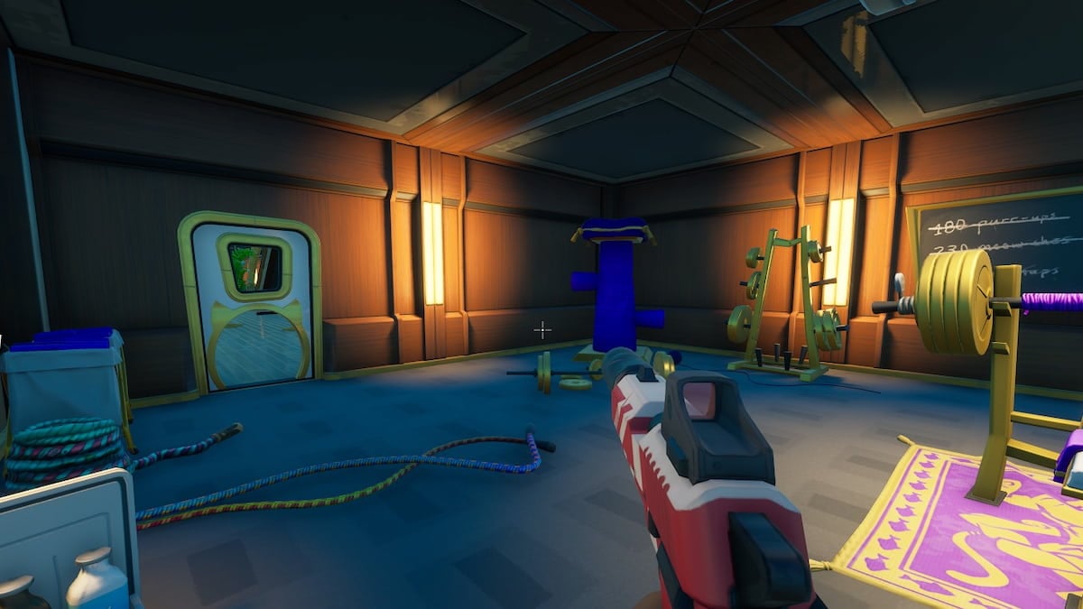 Interior of the Yacht Fortnite fps game mode