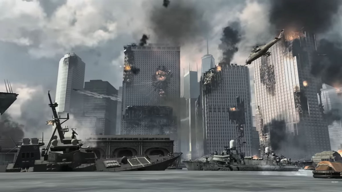 Russian and USA forces battle in New York in MW3 2011