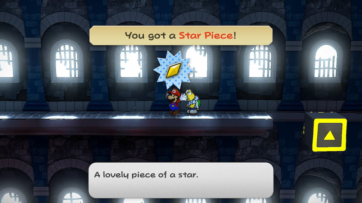 Star pieces in Hooktail Castle in Paper Mario: the Thousand-Year Door.