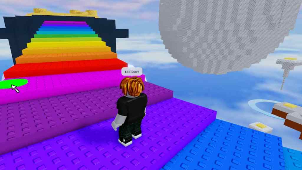 A player walking in Roblox Classic Event
