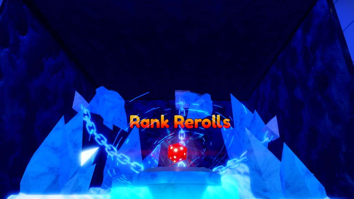 Rank Reroll location in Anime Defenders