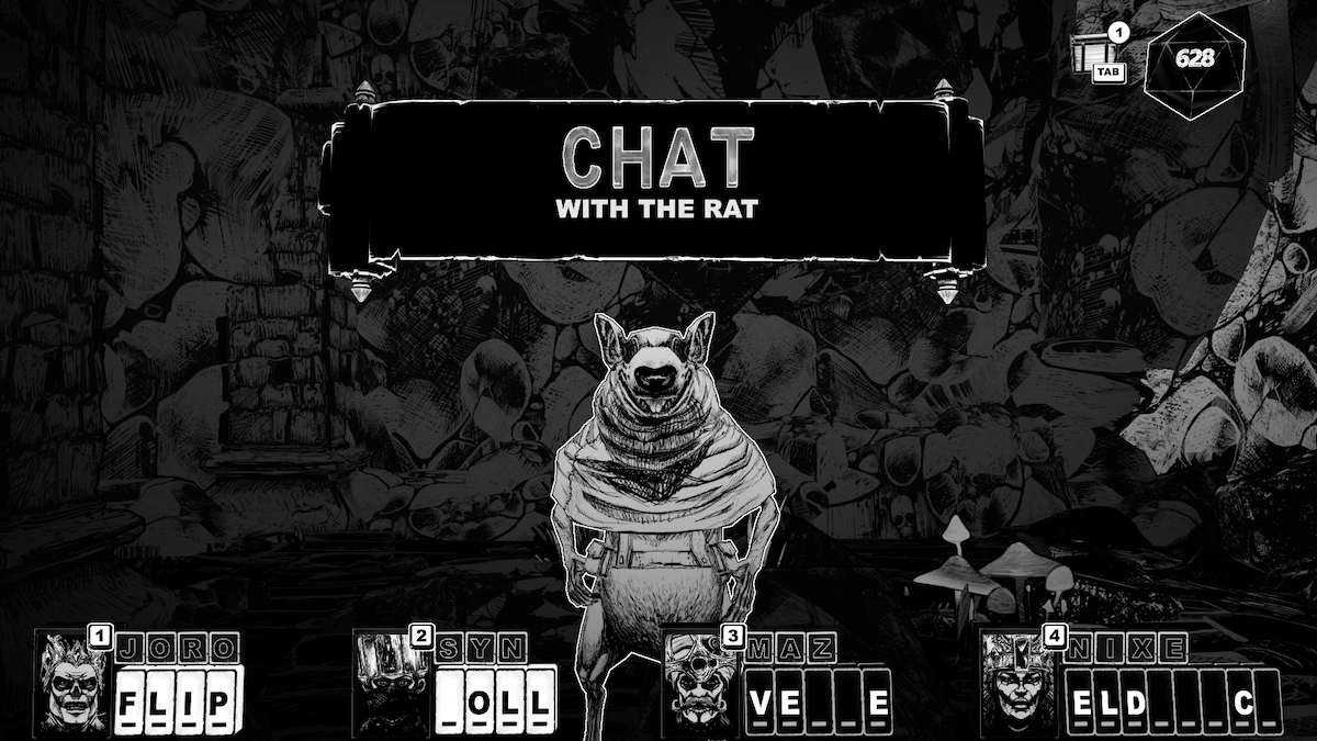 Chat with RATTY's dad in CRYPTMASTER.