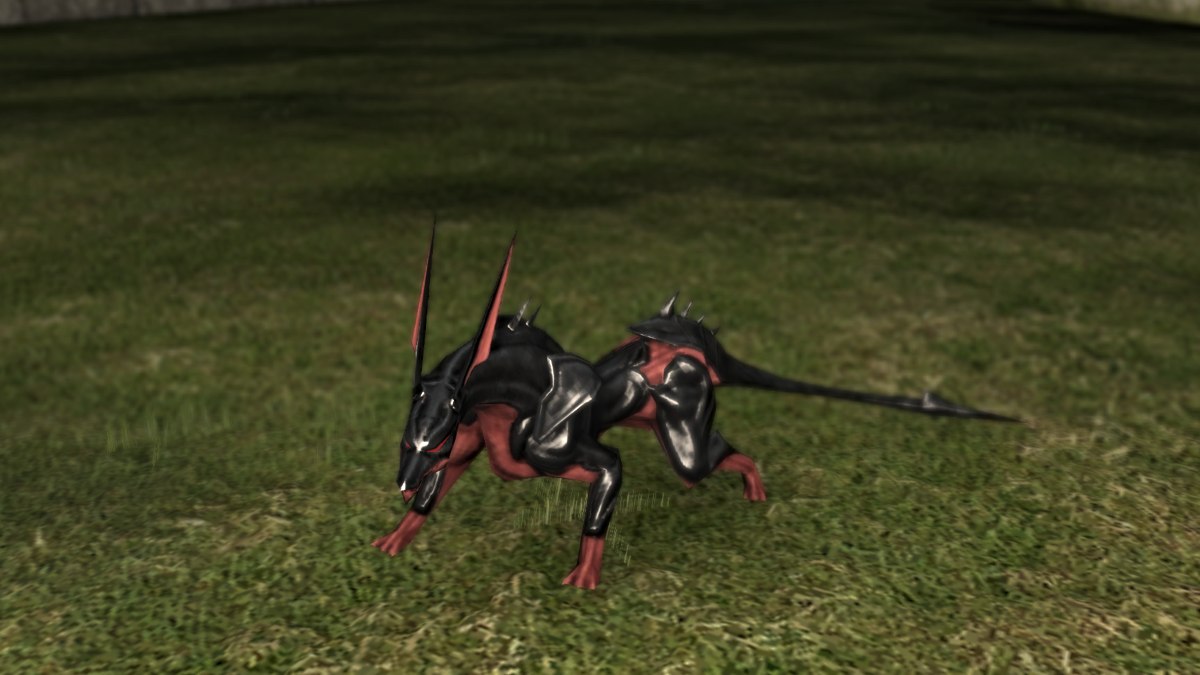 The Hellpup minion in FFXIV