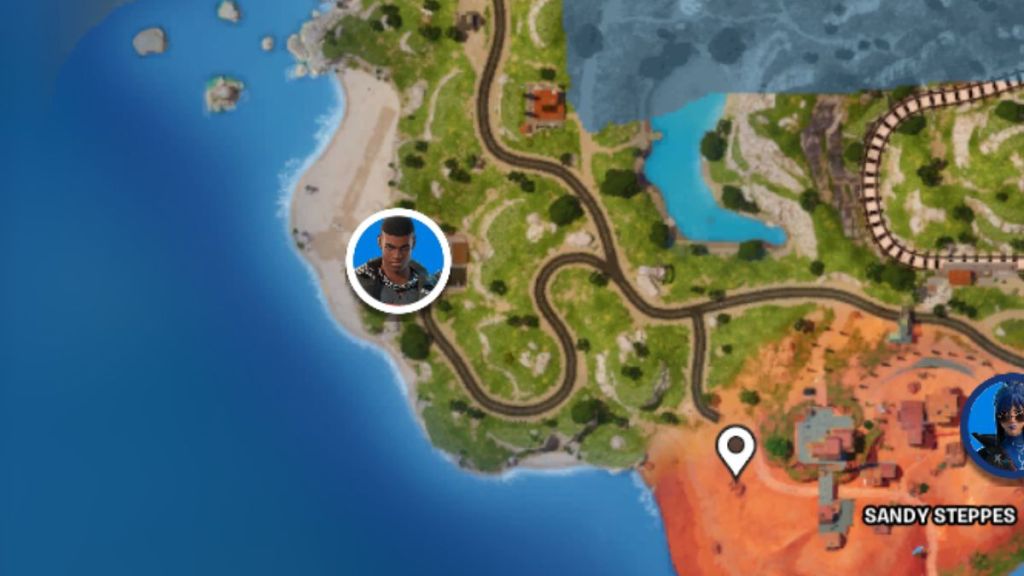 Map location of Rust NPC in Fortnite Chapter 5 Season 3