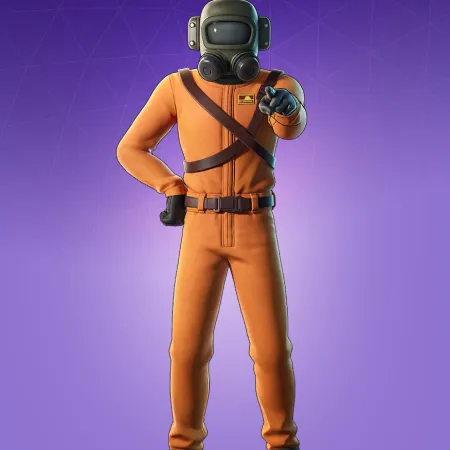 Fortnite x Lethal Company The Employee character skin