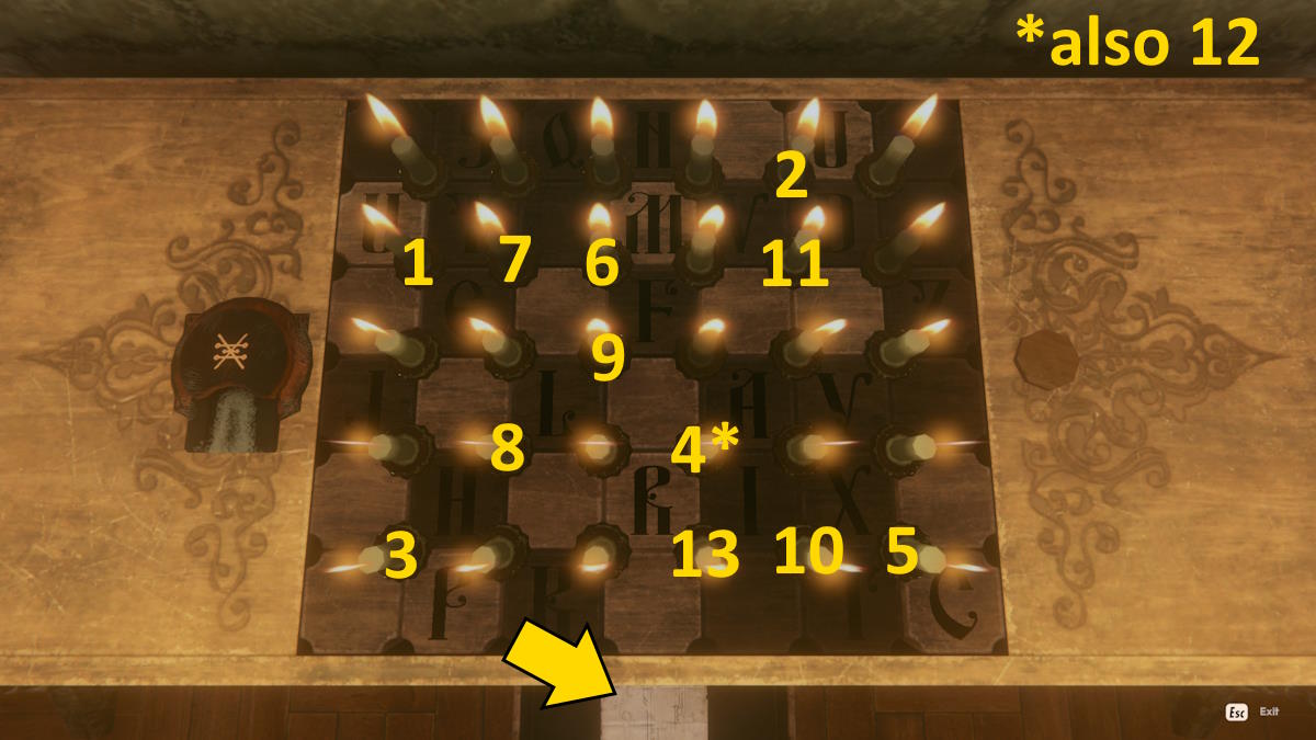 Solving the candle riddle in Nancy Drew: Mystery of the Seven Keys