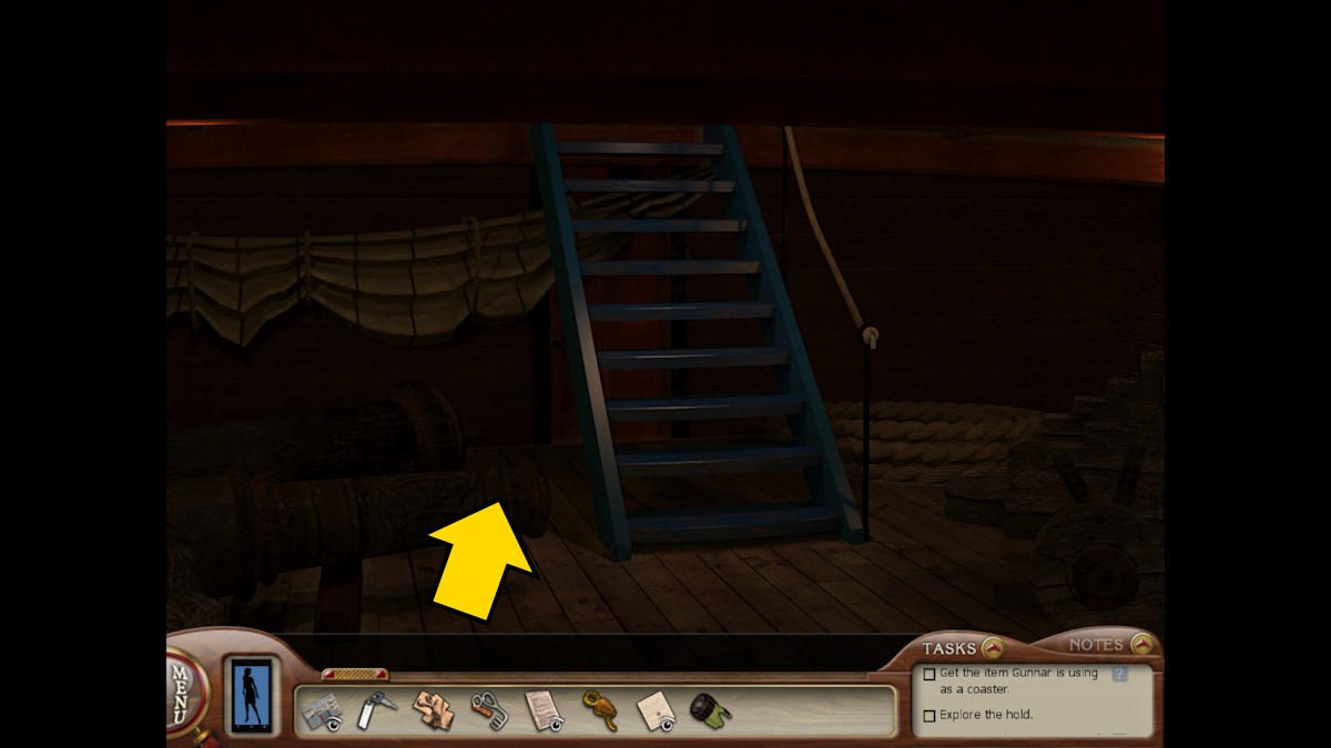Findimng kidnapping evidence in Nancy Drew: Sea Of Darkness