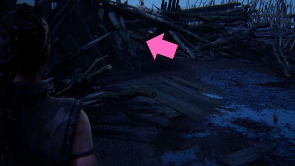 Location of the second Lorestone in chapter two of Senua's Saga: Hellblade II