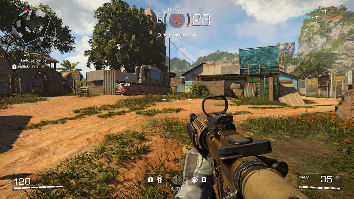 A screenshot of an in-game match during a quickplay game of XDefiant.