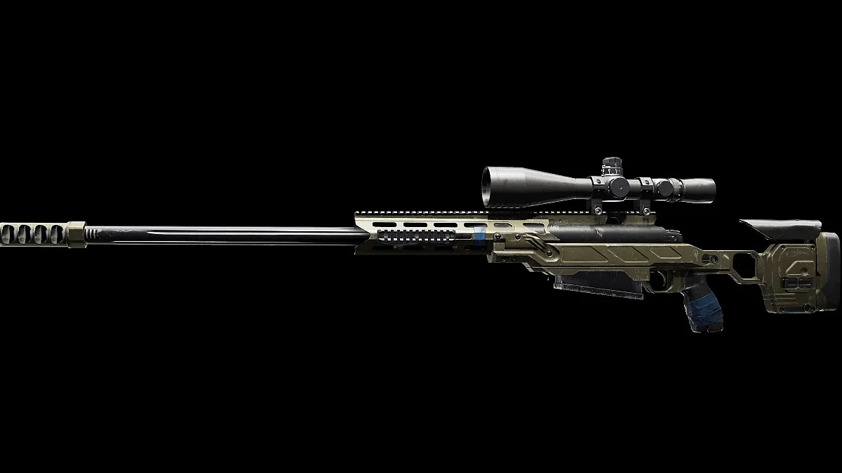 A close up view of the TAC-50 Sniper Rifle in XDefiant.