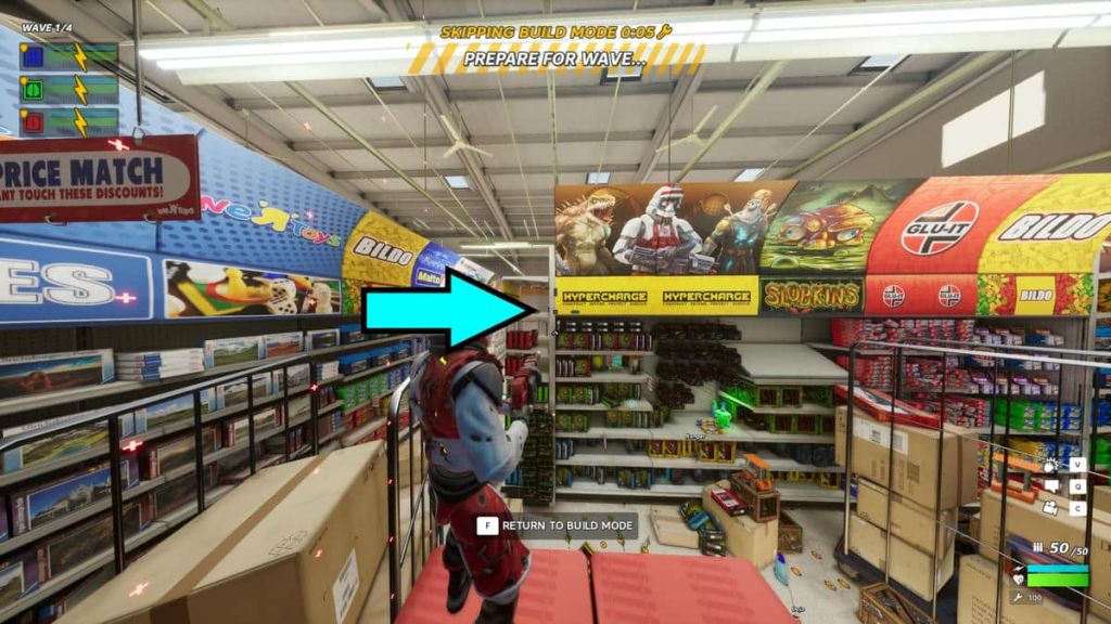 Location of Bobblehead 3 in Hypercharge Unboxed Toy Palace