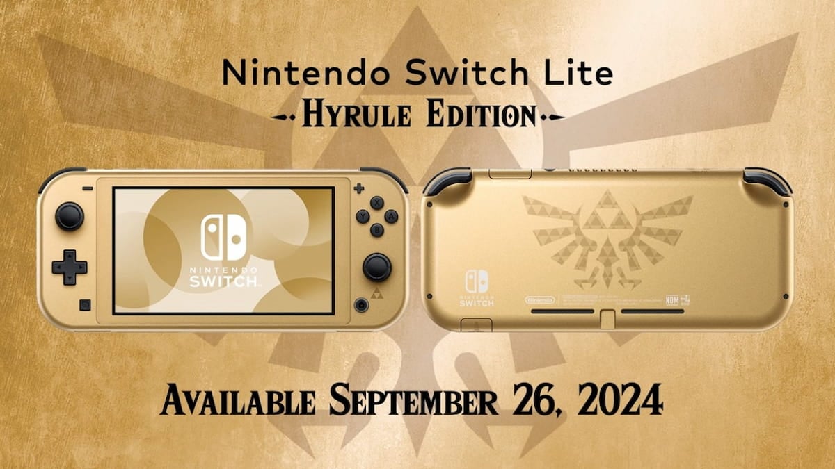 The Hyrule Edition of the Nintendo Switch Lite