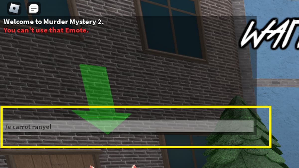 The Server Chat in Roblox MM2