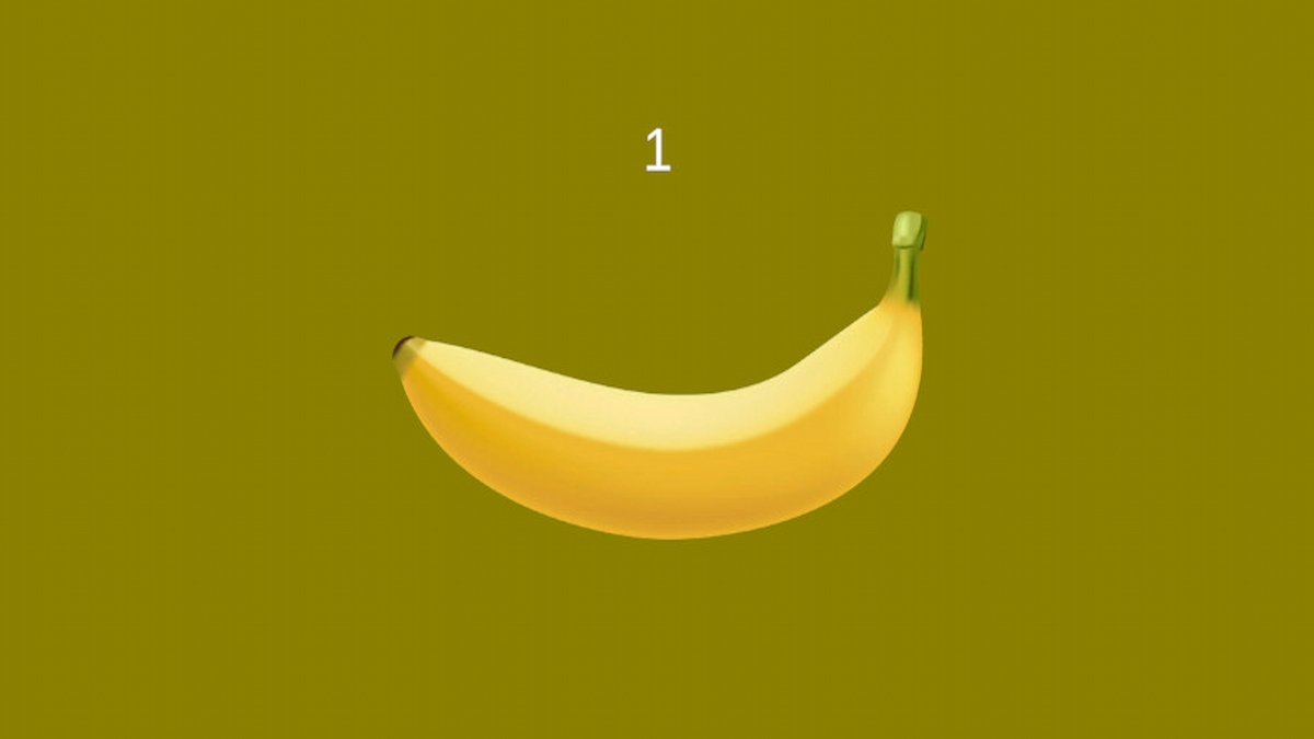 First banana click in Banana. 
