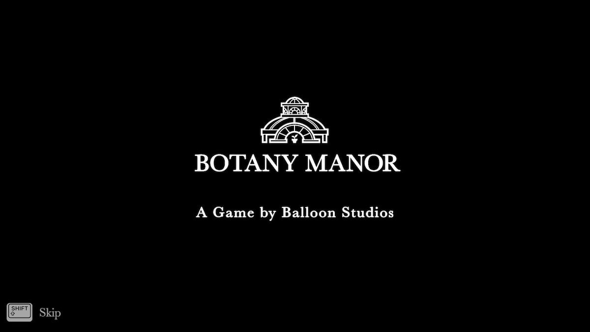 Endgame credits in Botany Manor.