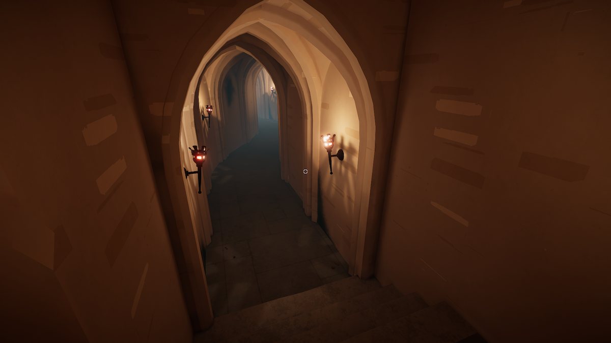 Hidden passage from the pantry in Botany Manor. 