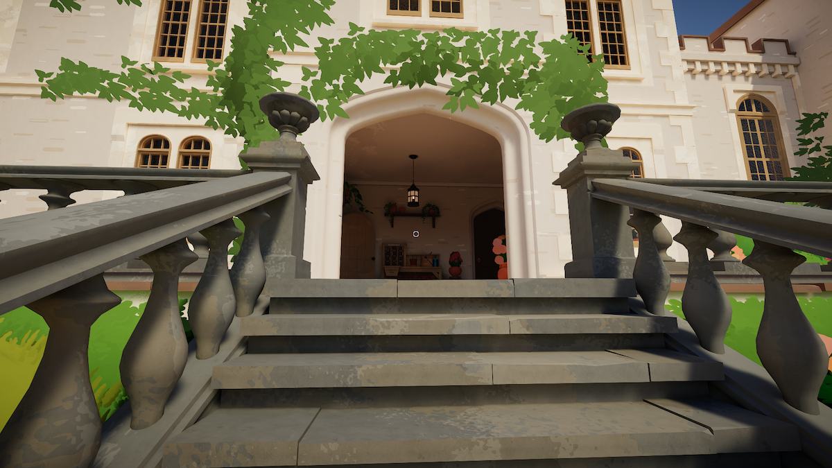 Manor porch in Botany Manor.