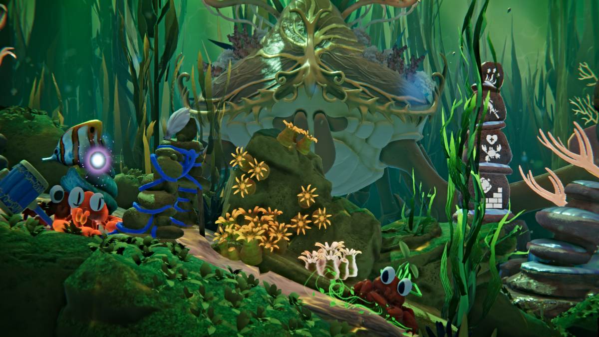 Plants and Corals in Crab God
