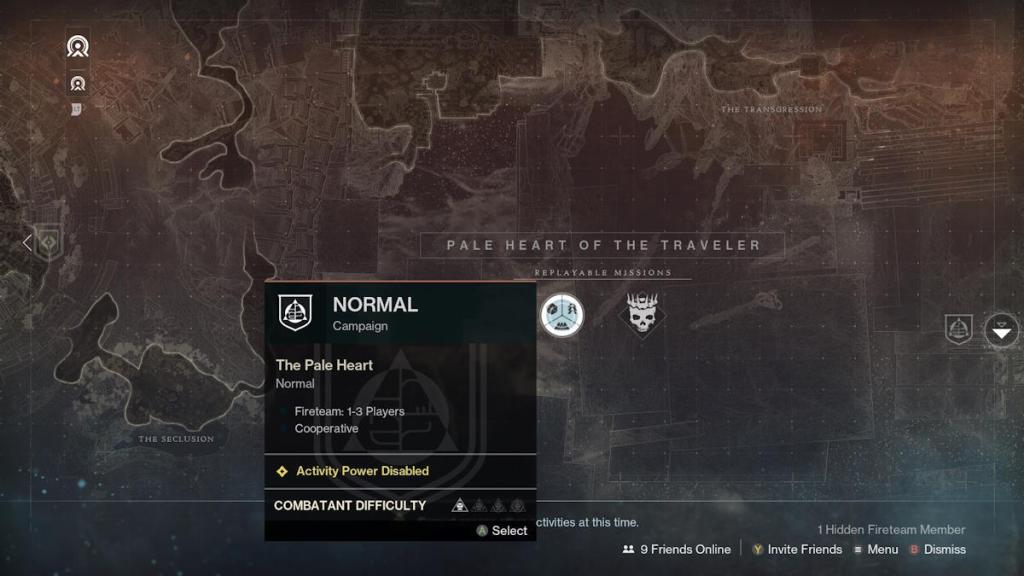 Replayable Mission Director node in Destiny 2 Pale