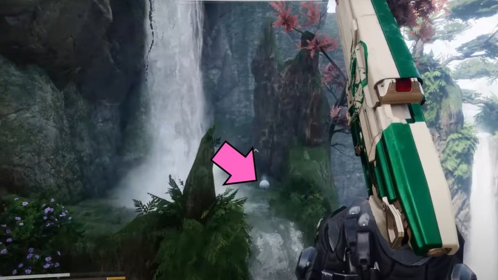 Waterfall location of the Vision of Traveler in the Lost City in Destiny 2 the Final Shape